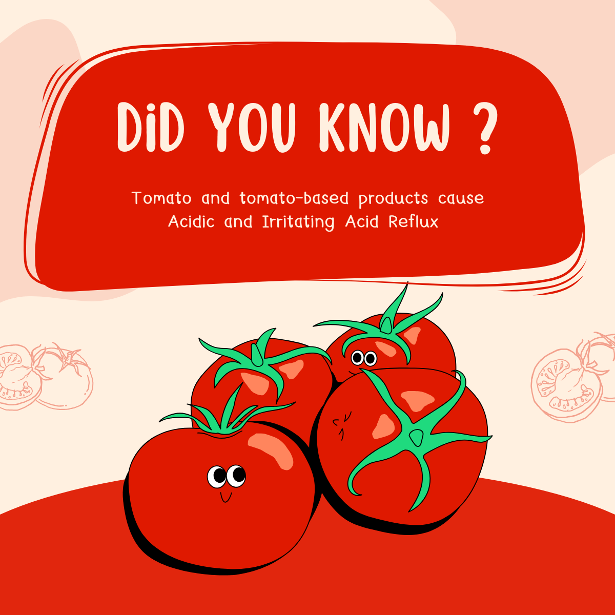 tomato and tomato-based products cause reflux