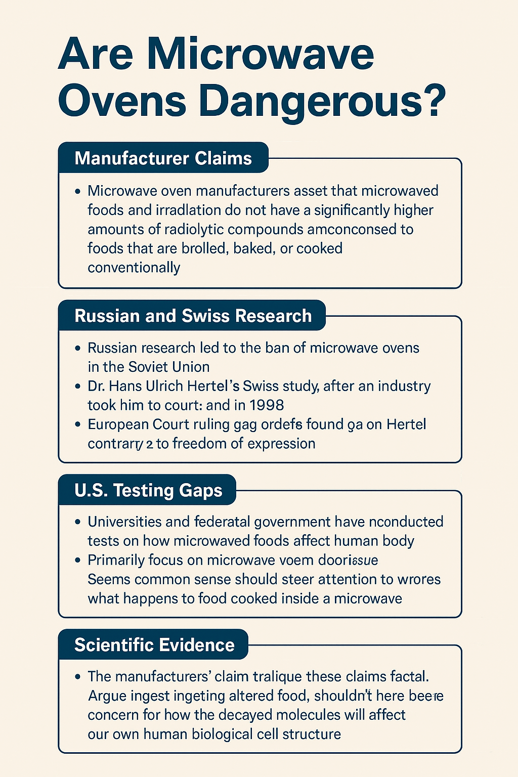 Are Microwave Ovens Dangerous – The Silenced Truth revealed