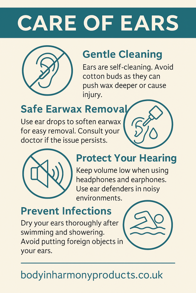 Learn how to care for ears naturally with safe cleaning tips and home remedies. Discover simple habits to keep your hearing healthy every day.