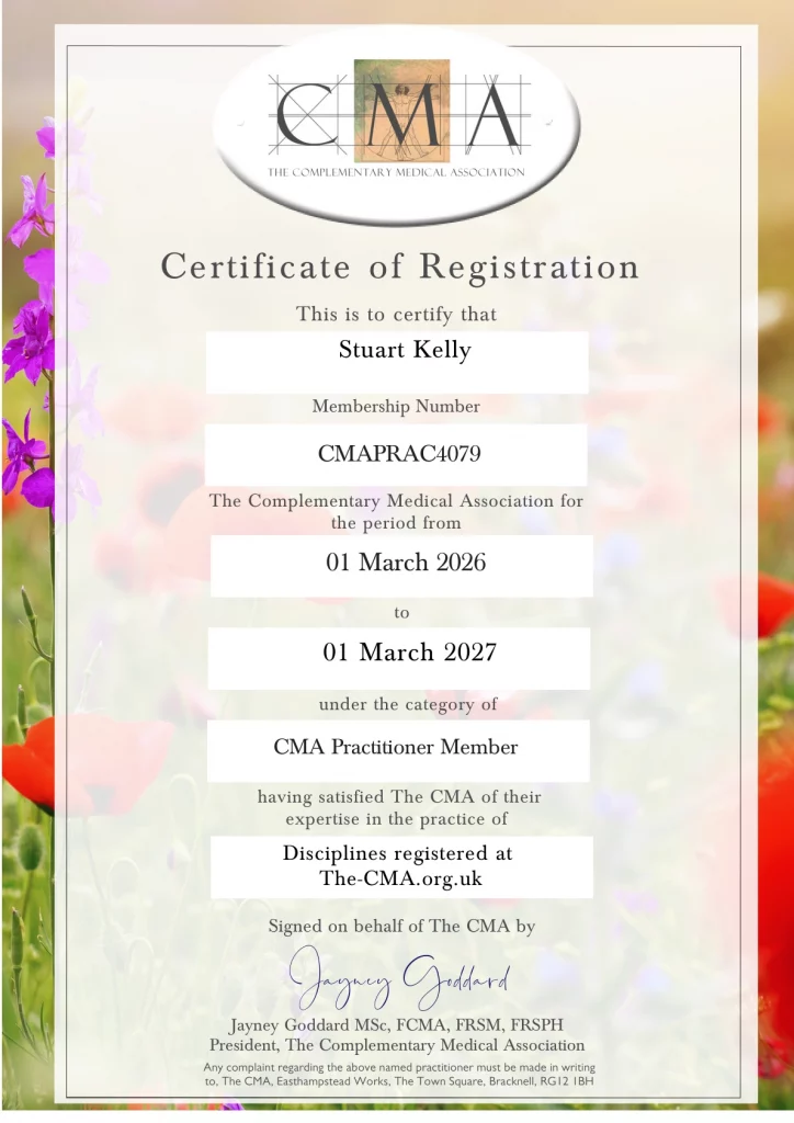 Stuart CMA Certificate