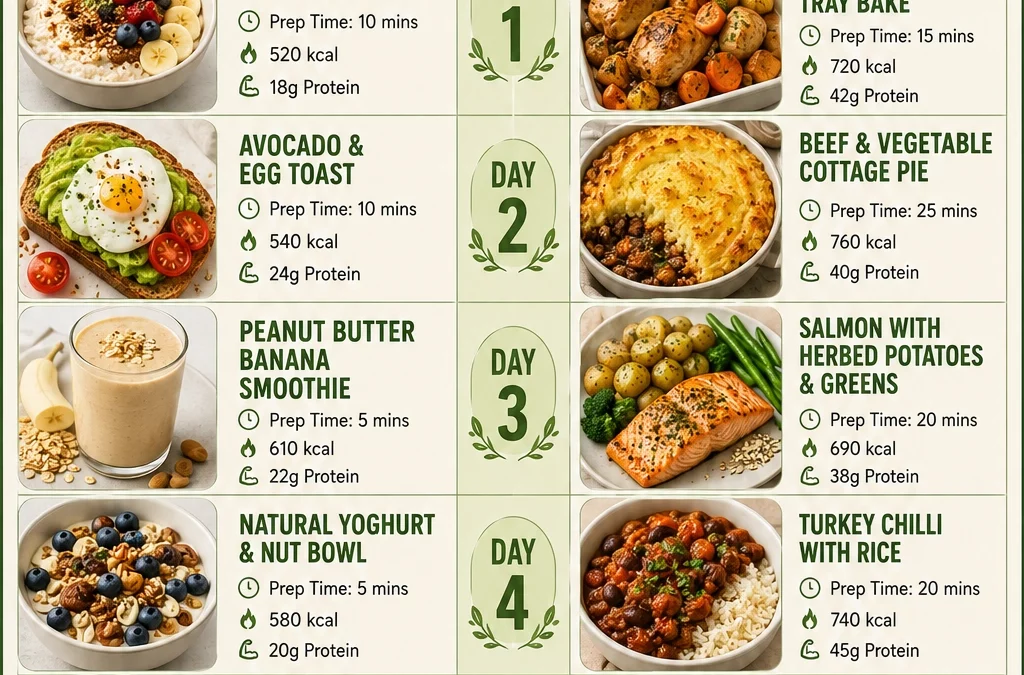 Healthy Comfort Foods Made Simple – 5 Day Meal Plan-BIHP