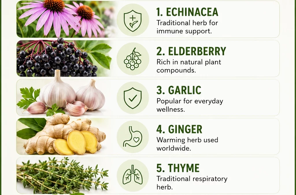 Herbs That Support Natural Immunity for Everyday Wellbeing