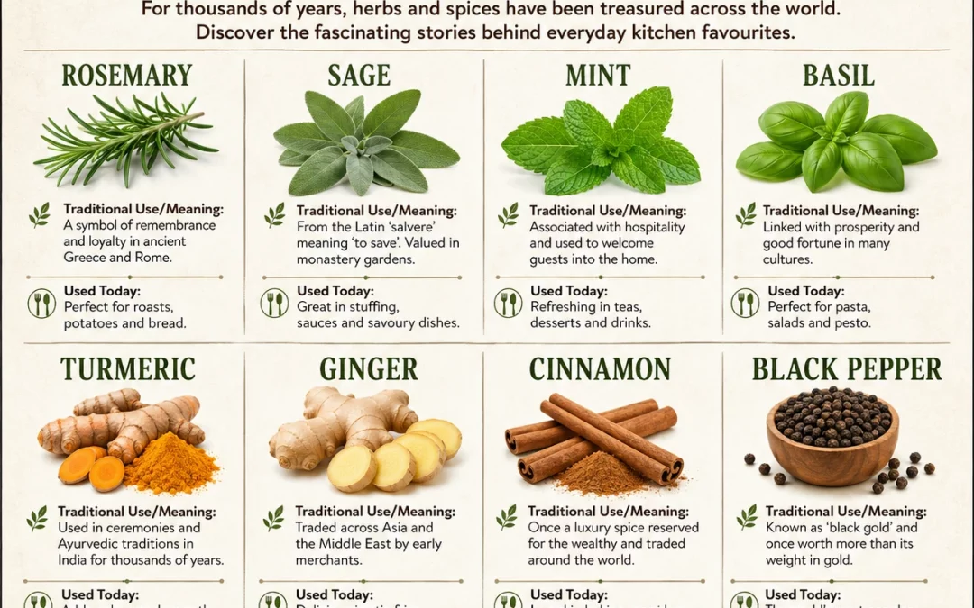 Traditional Uses of Herbs and Spices Through History