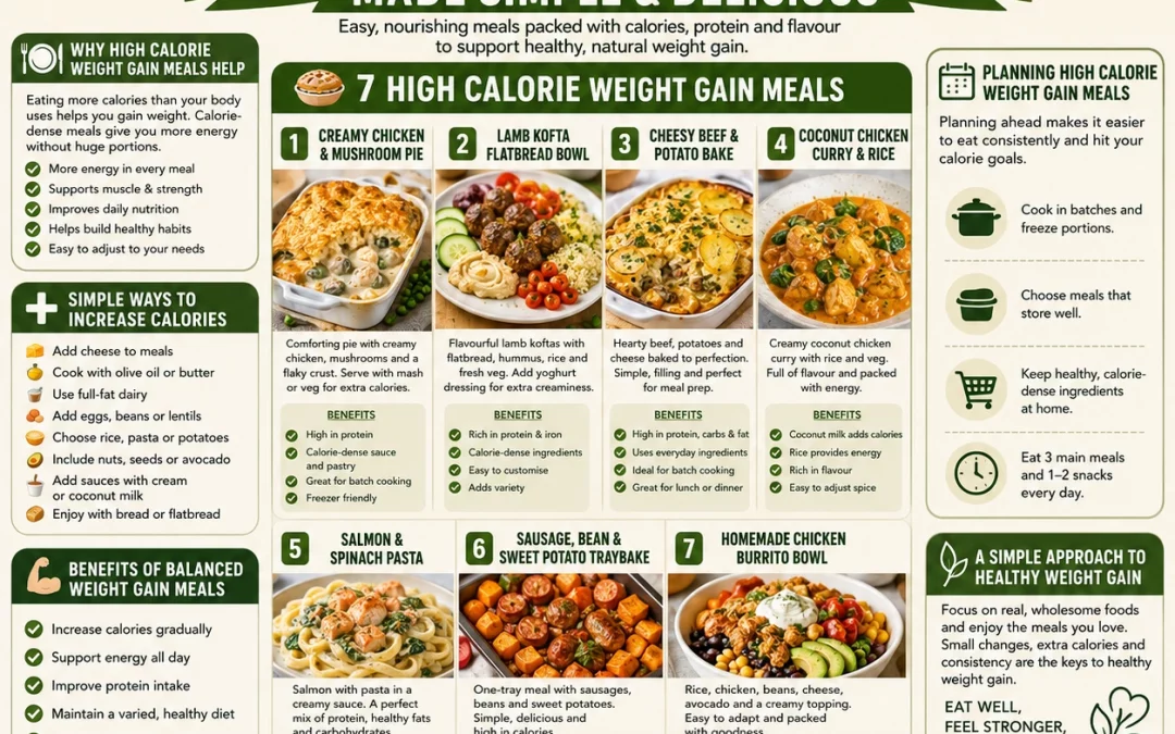 High Calorie Weight Gain Meals Made Simple – BIHP