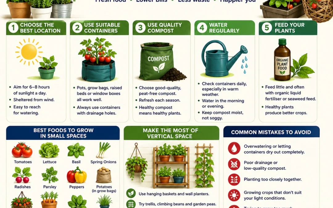 Grow Your Own Food in Small Spaces | Beginner’s Guide